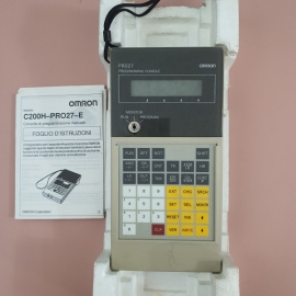 중고A(C200H-PRO27-E) FOGLIO D'ISTRUZIONI