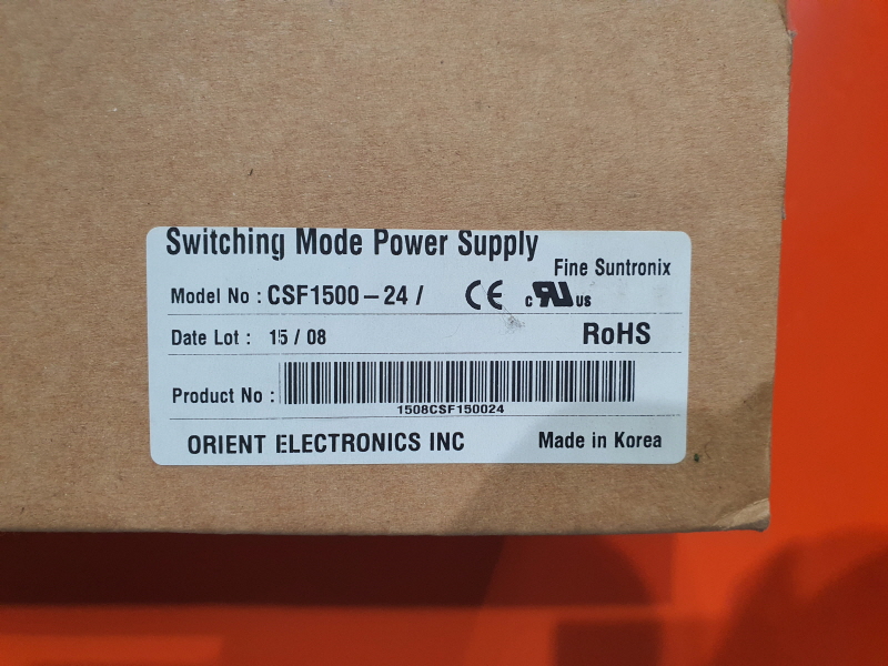 신동품(CSF1500-24) Switching Mode Power Supply 24V. 63A  Fine Suntronix